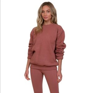 Morgan Stewart Sport Terra Cotta Sweatshirt
